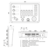 Alternative view of Qilin MKB10 Mini Pro PTZ Controller