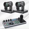 Kit Cámaras PTZ UV570 20x y 30x + Controlador AK030