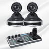 Kit Cámaras PTZ NDI 12X HDMI-SDI-U3-NDI-POE Katovision + Controlador AK030